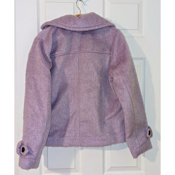 A New Day Women's Lavender Utility Jacket Coat Trendy Wool Blend Size Small NWT - Picture 4 of 11